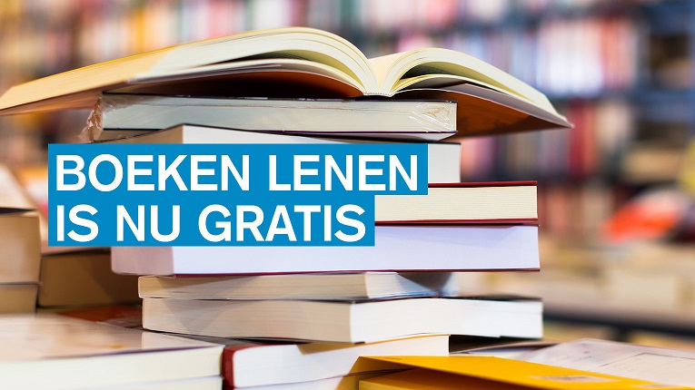 Boeken lenen is nu gratis